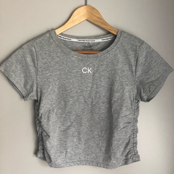 Women’s Calvin Klein Performance Cropped T Shirt - Picture 1 of 5